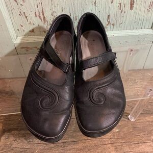 Naot Black Mary Jane Flats